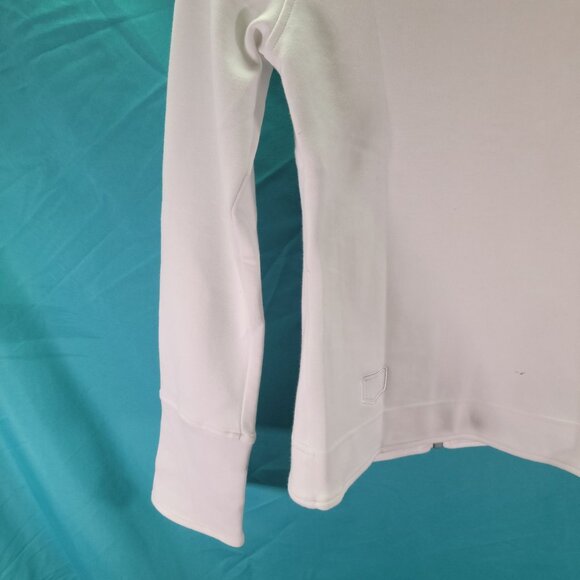 Scottevest SEV The Chloe Glow Hoodie XS White Zip-Up  Jacket With Hood & Pockets - Picture 9 of 14